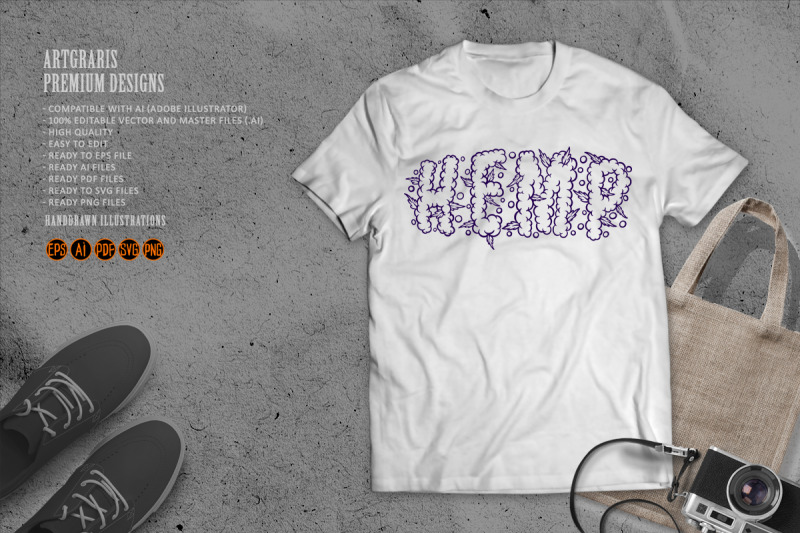 weed-hemp-lettering-text-silhouette