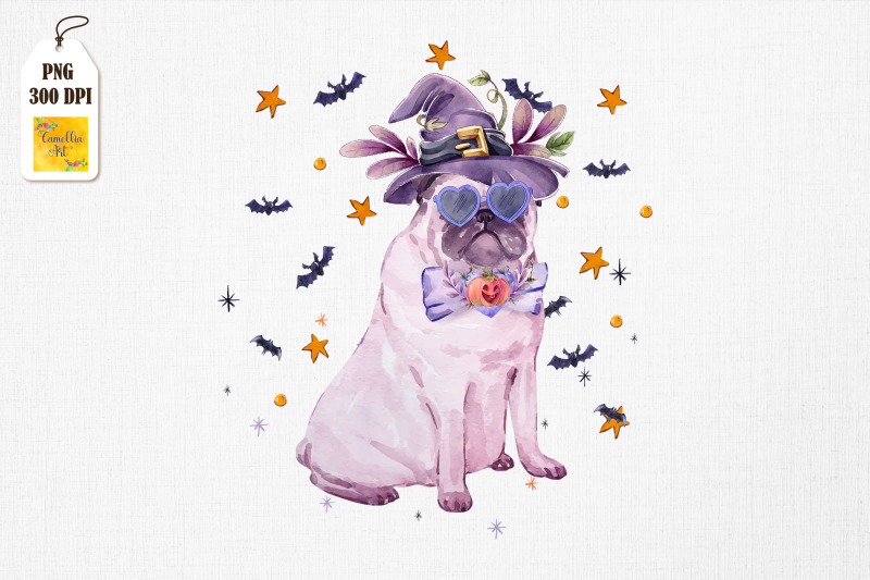 pug-witch-halloween-dog