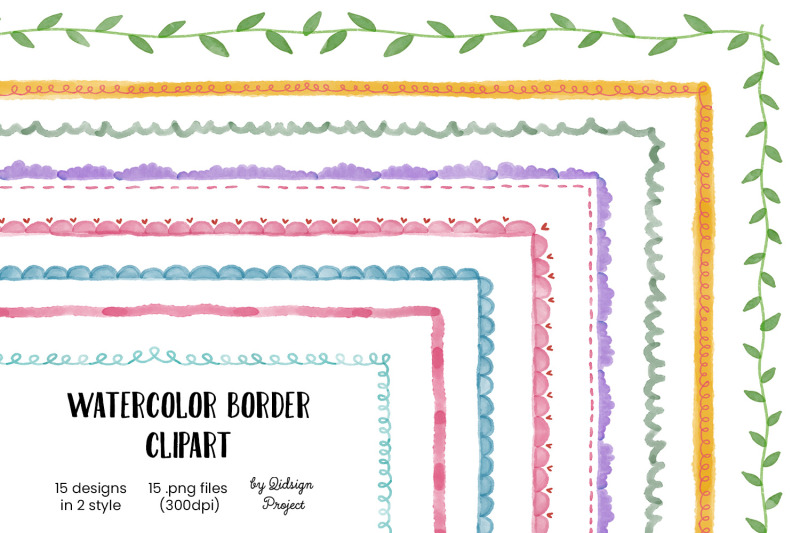 15-doodle-watercolor-border-vol-2-decorative-elements