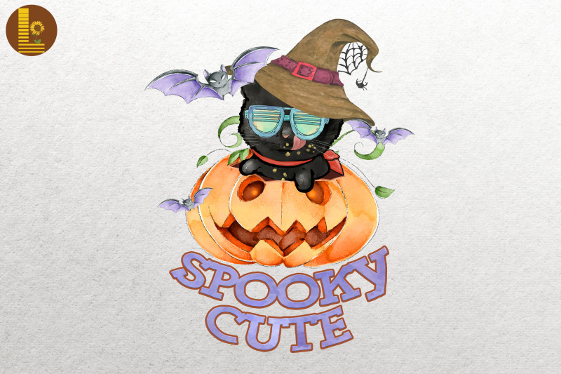 spooky-cute-kitten-pumpkin-black-cat