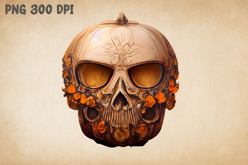 pumpkin-skull-halloween