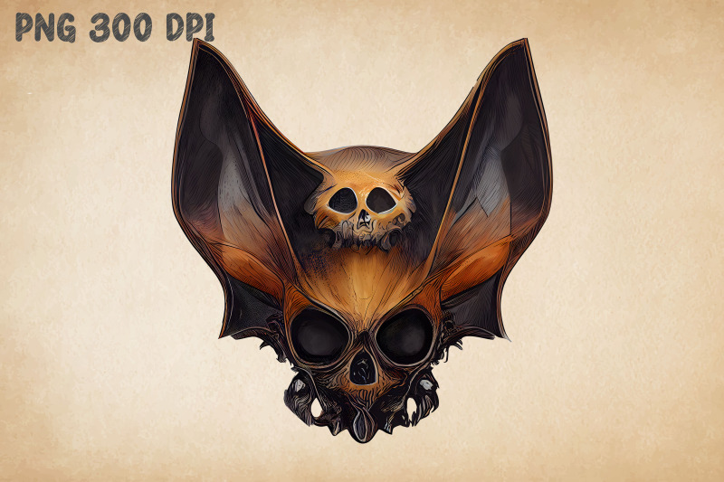 skull-combine-with-bat