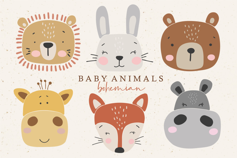 6-baby-animals-clipart-boho-abstract-animals