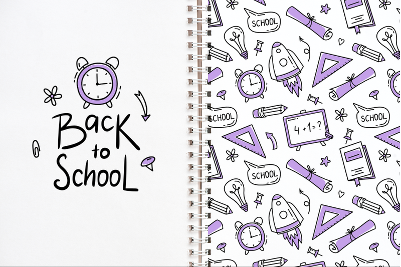 clipart-school-doodle-set