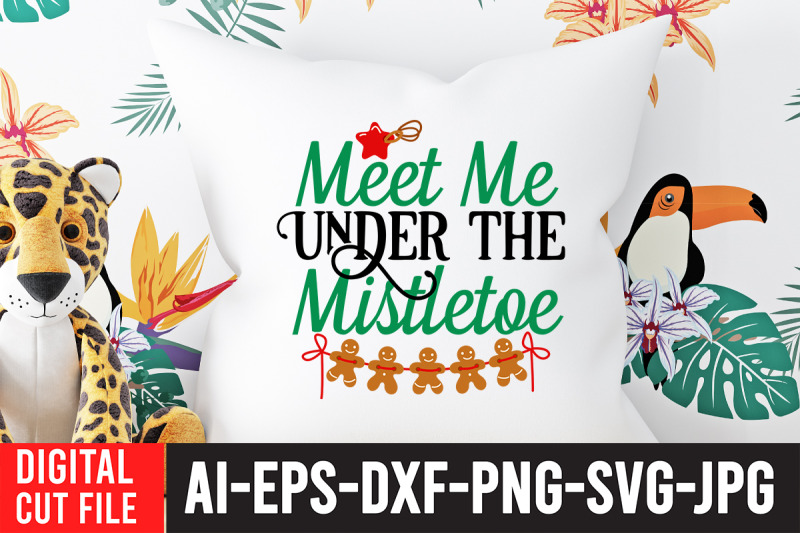 meet-me-under-the-mistaoe-svg-design