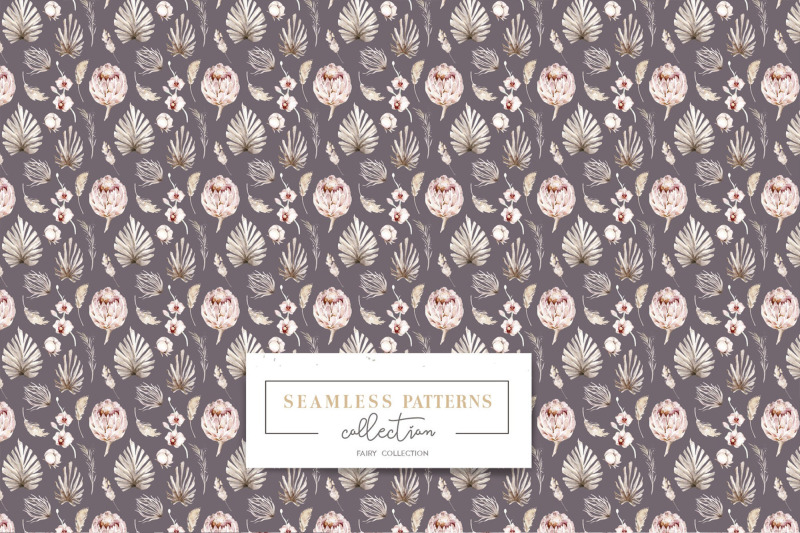watercolor-blossom-flower-protea-amp-floral-palm-seamless-pattern