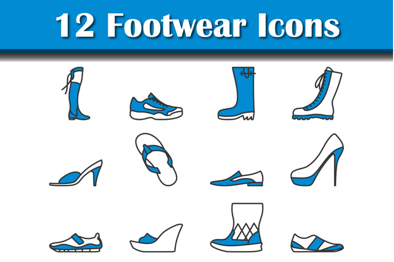 footwear-icon-set