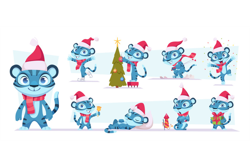 2022-year-tiger-xmas-celebration-cartoon-character-wild-animal-blue-t