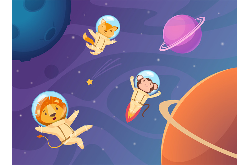 animals-in-space-cartoon-funny-astronaut-travellers-in-helmet-and-jum