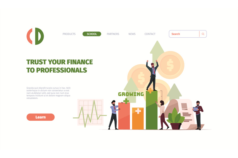 personal-finance-landing-people-save-self-money-on-deposit-account-fa