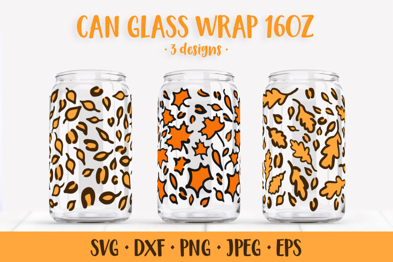 fall-leaves-leopard-can-glass-wrap-svg-autumn-glass-can