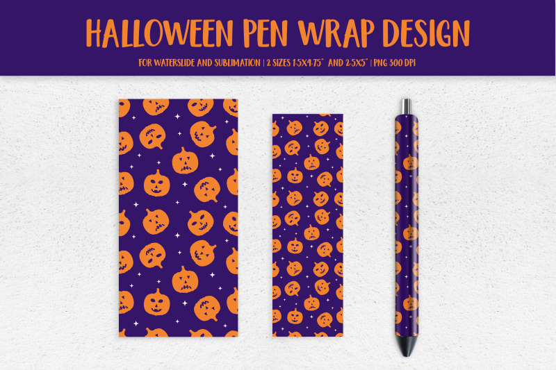 halloween-pumpkins-pen-wrap-design-sublimation-or-waterslide