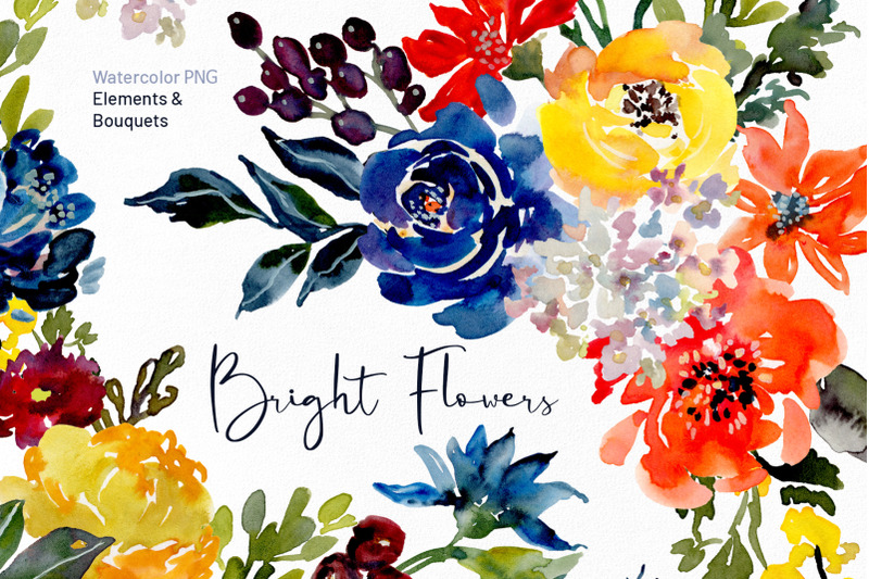 bright-watercolor-flowers-png