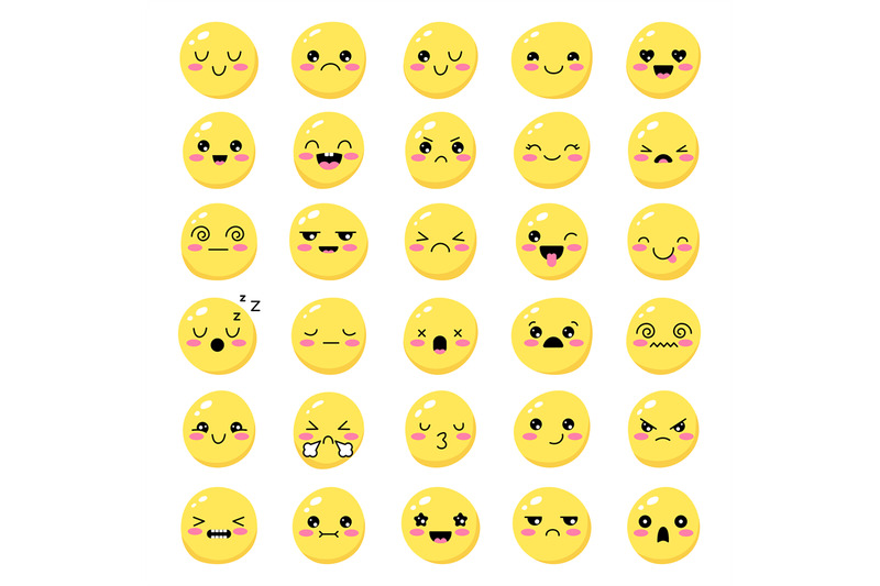 smiles-collection-cute-emoticons-human-faces-emotions-angry-happy-sad