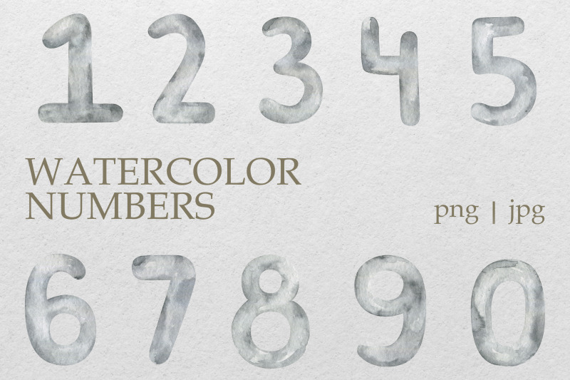 number-0-9-numeral-watercolor-123