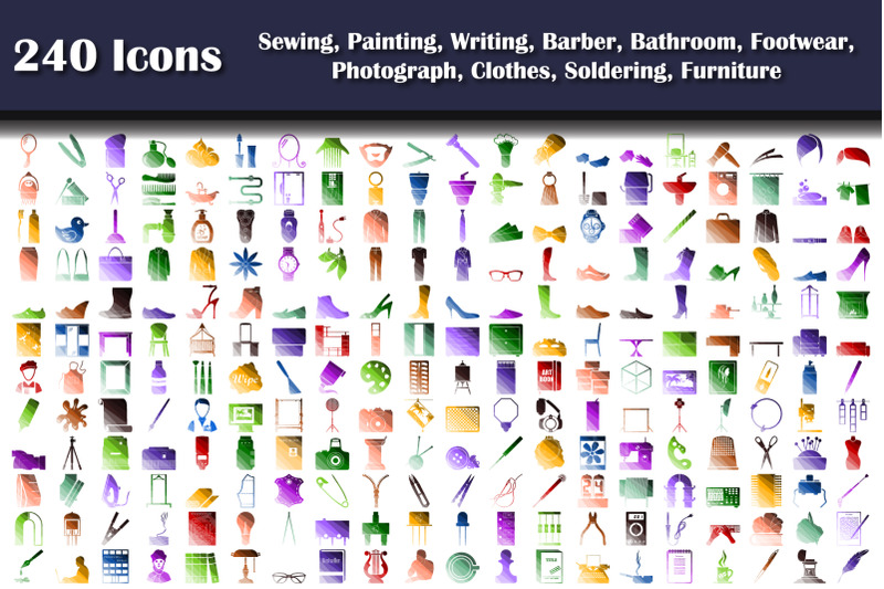 240-icons-of-sewing-painting-writing-barber-bathroom-footwear-ph