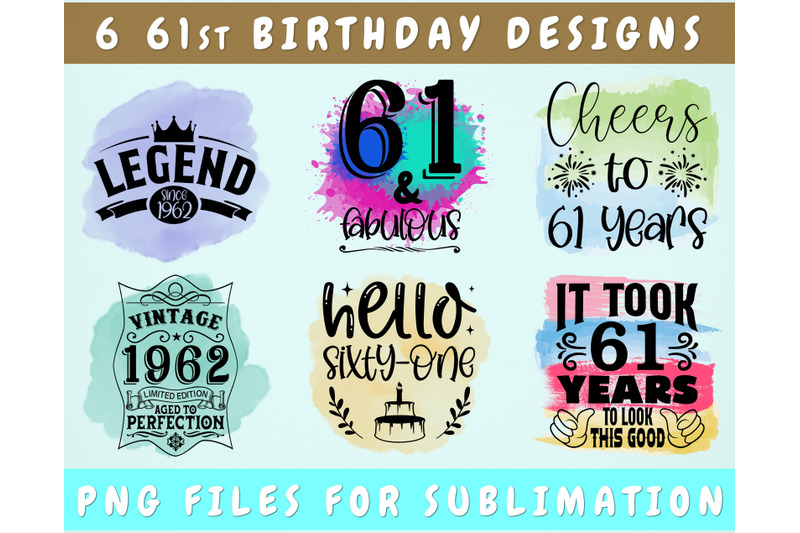 61st-birthday-sublimation-designs-bundle-6-61st-birthday-png-files