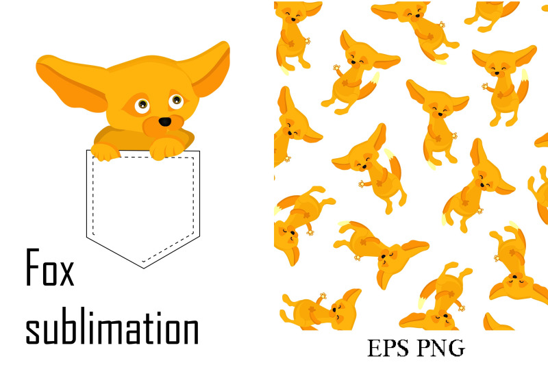 fox-clipart-png-eps-for-fox-sublimation-pattern