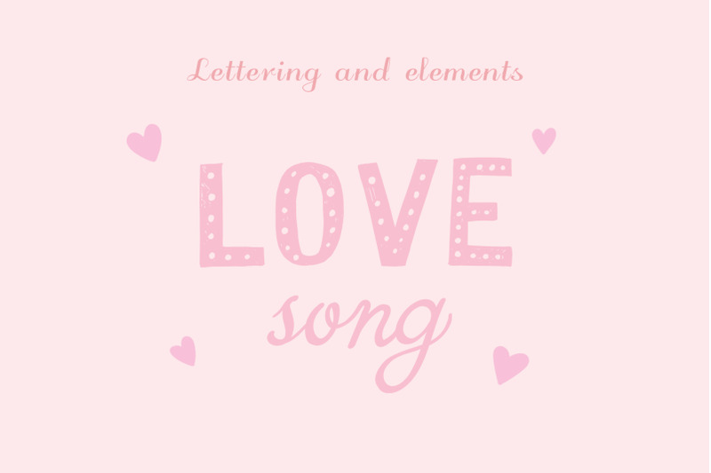 17-eps-amp-png-items-love-song-set