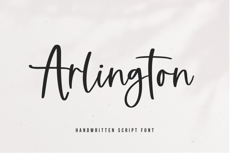 arlington-modern-script-font