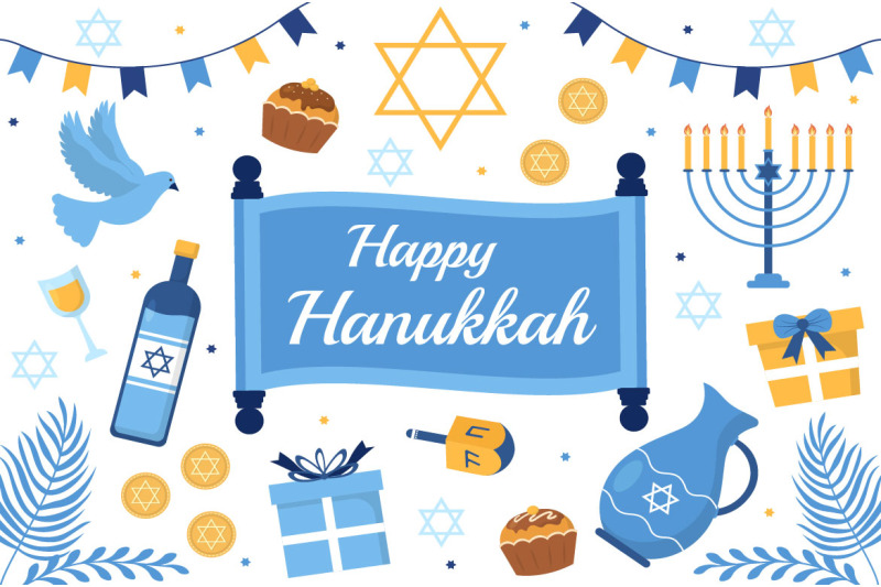 14-happy-hanukkah-jewish-holiday-illustration