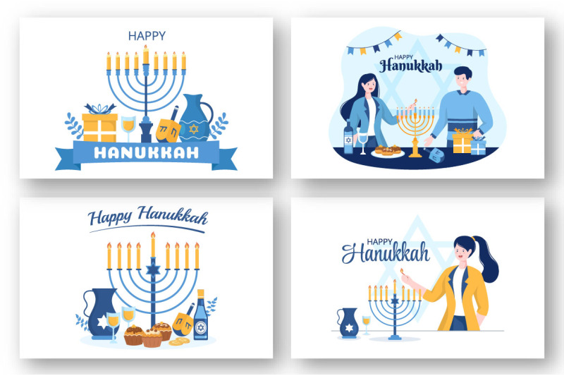 14-happy-hanukkah-jewish-holiday-illustration