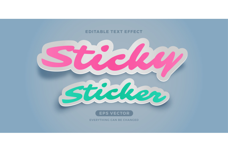 sticky-sticker-text-effect