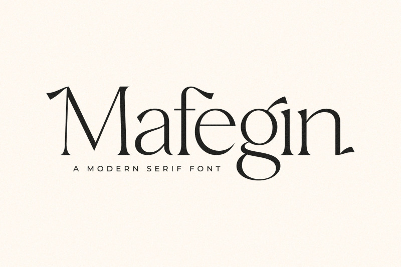 mafegin-typeface