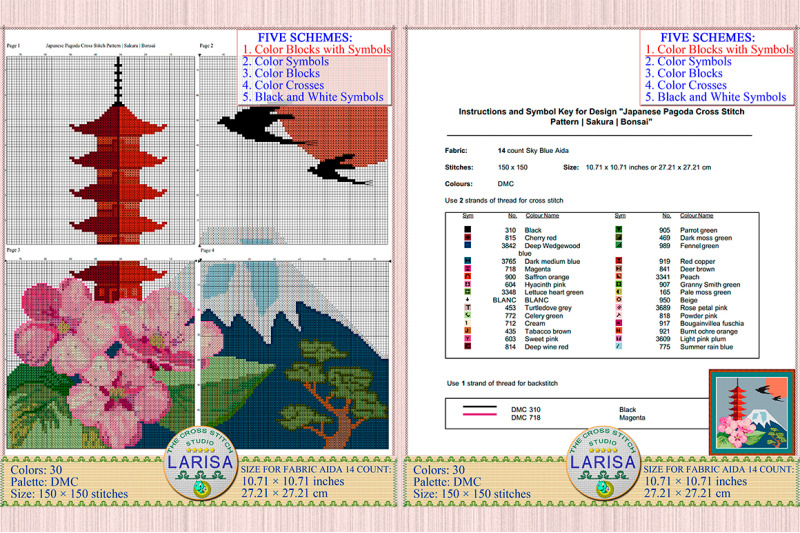 japanese-pagoda-cross-stitch-pattern-sakura-bonsai