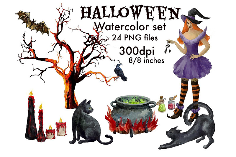 halloween-clipart-watercolor-magic-clipart