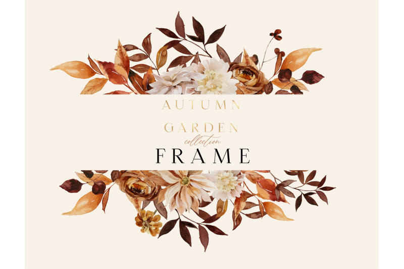 autumn-garden-collection-watercolor-frame