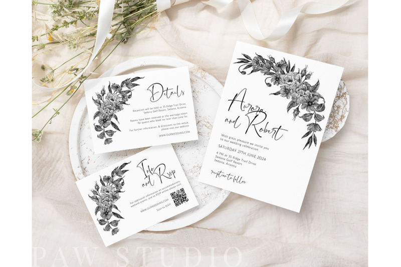 floral-wedding-invitation-template-details-rsvp-canva-black-boho-bota