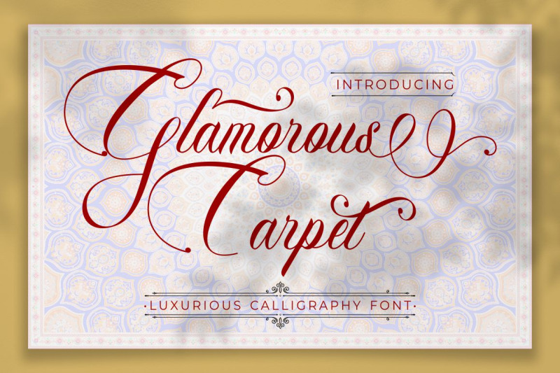glamorous-carpet-luxurious-font