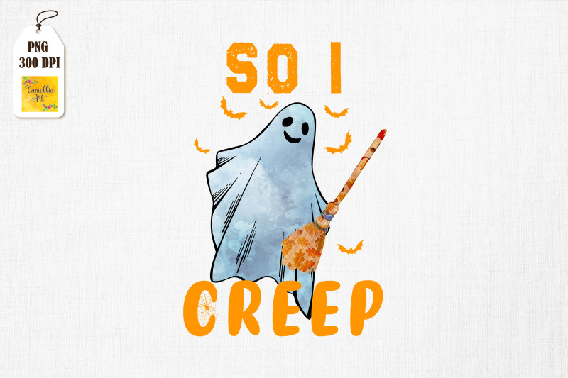 so-i-creep-halloween-ghost-funny