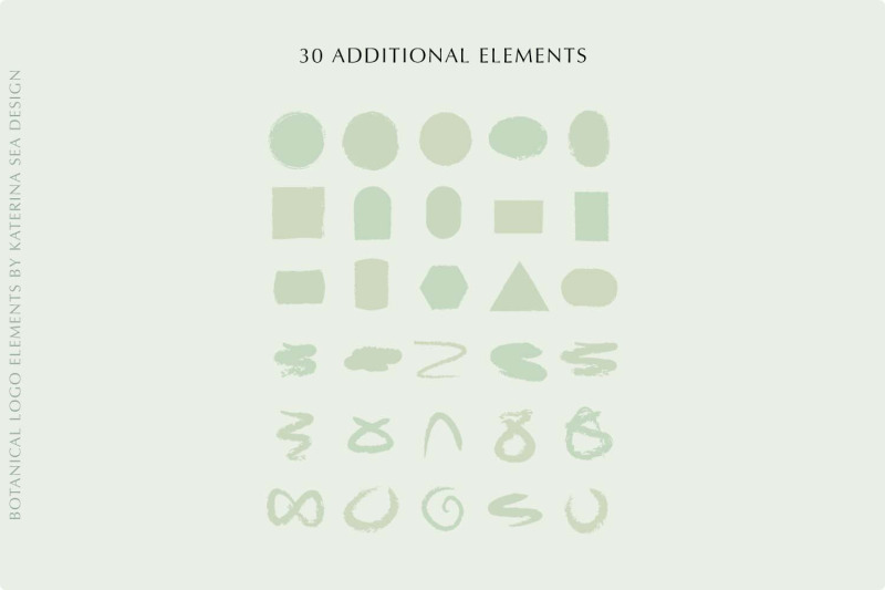 botanical-line-art-logo-elements
