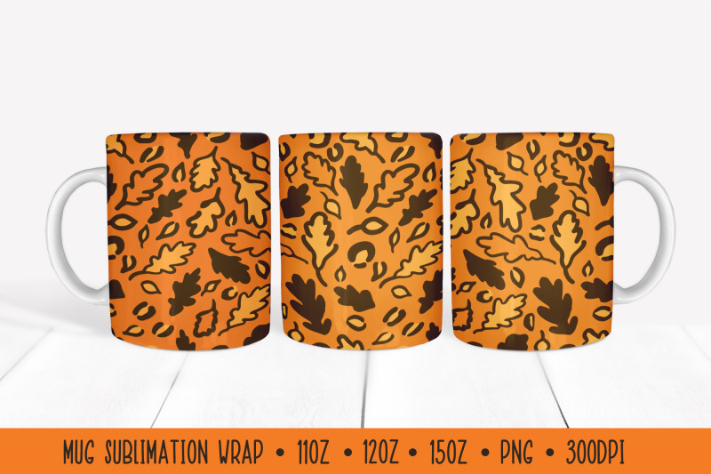 fall-oak-leaves-mug-wrap-leopard-print-mug-sublimation