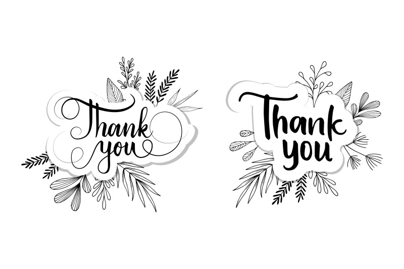 thank-you-script-with-outline-floral-ornaments
