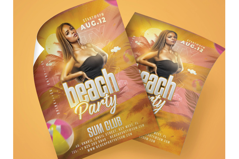 beach-party-flyer