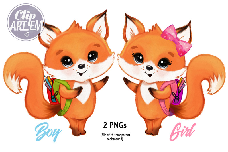 boy-girl-fox-back-to-school-bag-2-png-clip-art-sublimation-images