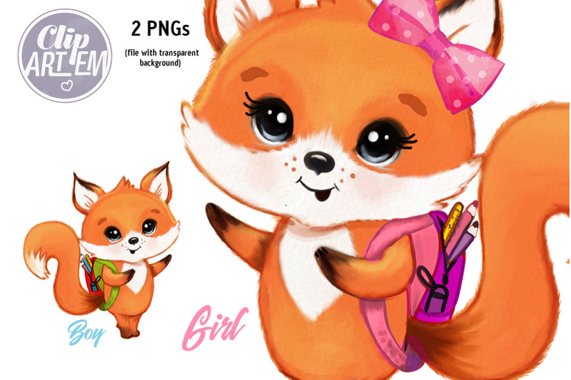 boy-girl-fox-back-to-school-bag-2-png-clip-art-sublimation-images