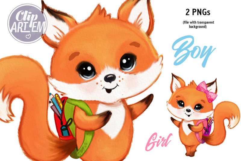 boy-girl-fox-back-to-school-bag-2-png-clip-art-sublimation-images