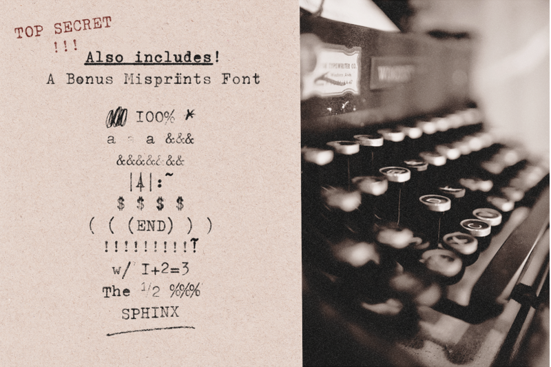 office-typewriter-svg-font
