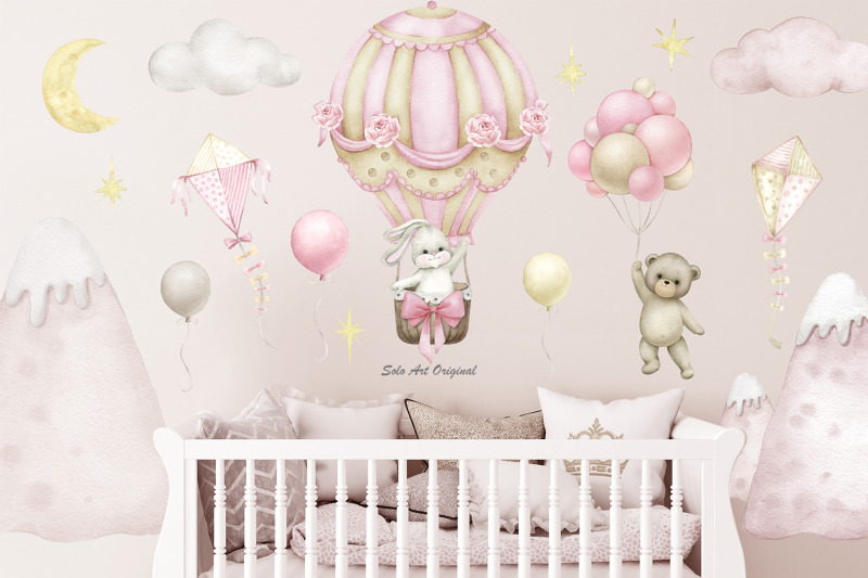 teddy-bear-hot-air-balloons-baby-girl-shower-clipart