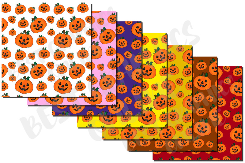 halloween-pumpkins-digital-papers-background-pumpkin-pattern