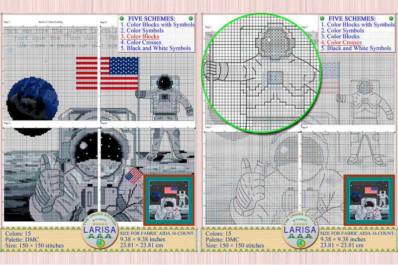 apollo-spacecraft-cross-stitch-pattern-moon-landing-lunar-landing