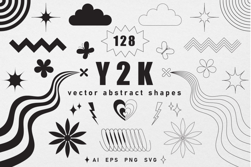 128-abstract-y2k-vector-shapes