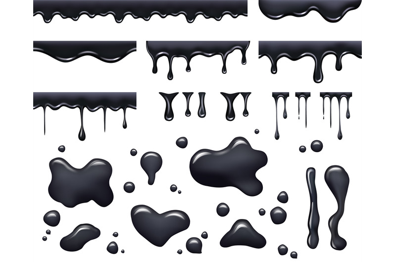 black-drops-petroleum-oil-realistic-templates-black-paint-liquid-blot