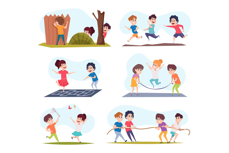 active-kids-boys-and-girls-pulling-rope-running-jumping-and-playing-i