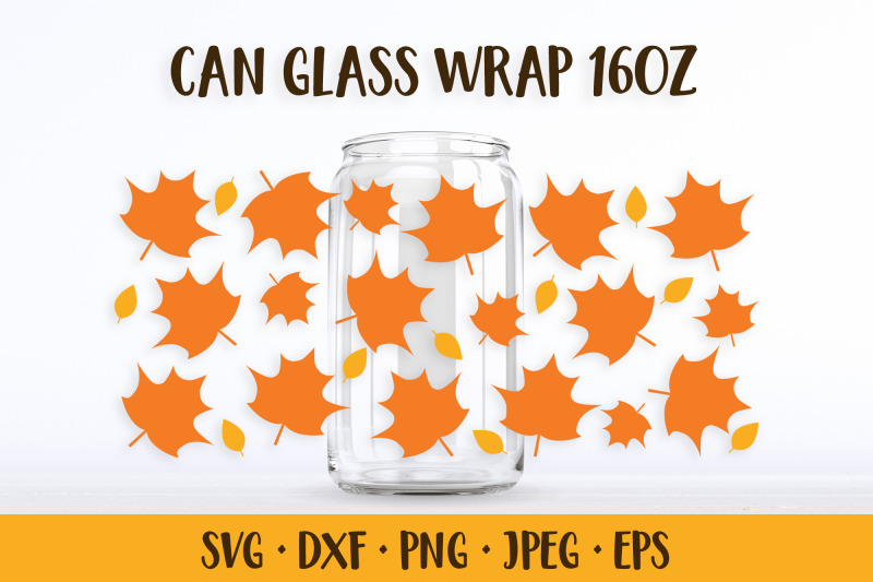 fall-leaves-glass-can-wrap-svg-autumn-can-glass-design