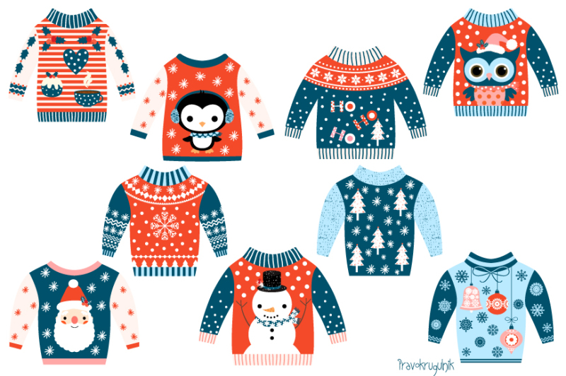 tacky-christmas-sweater-clipart-ugly-christmas-sweaters-clip-art-set-cute-winter-holiday-sweaters